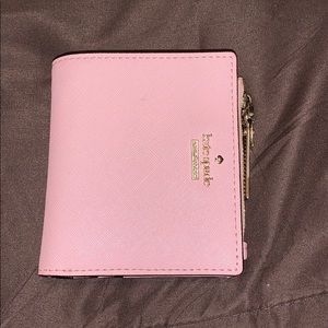 kate spade light pink compact wallet